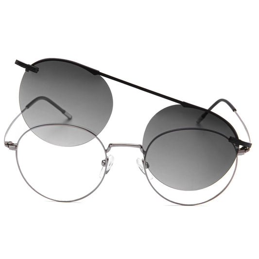 Black Eyearrow Clip-On + Cristales